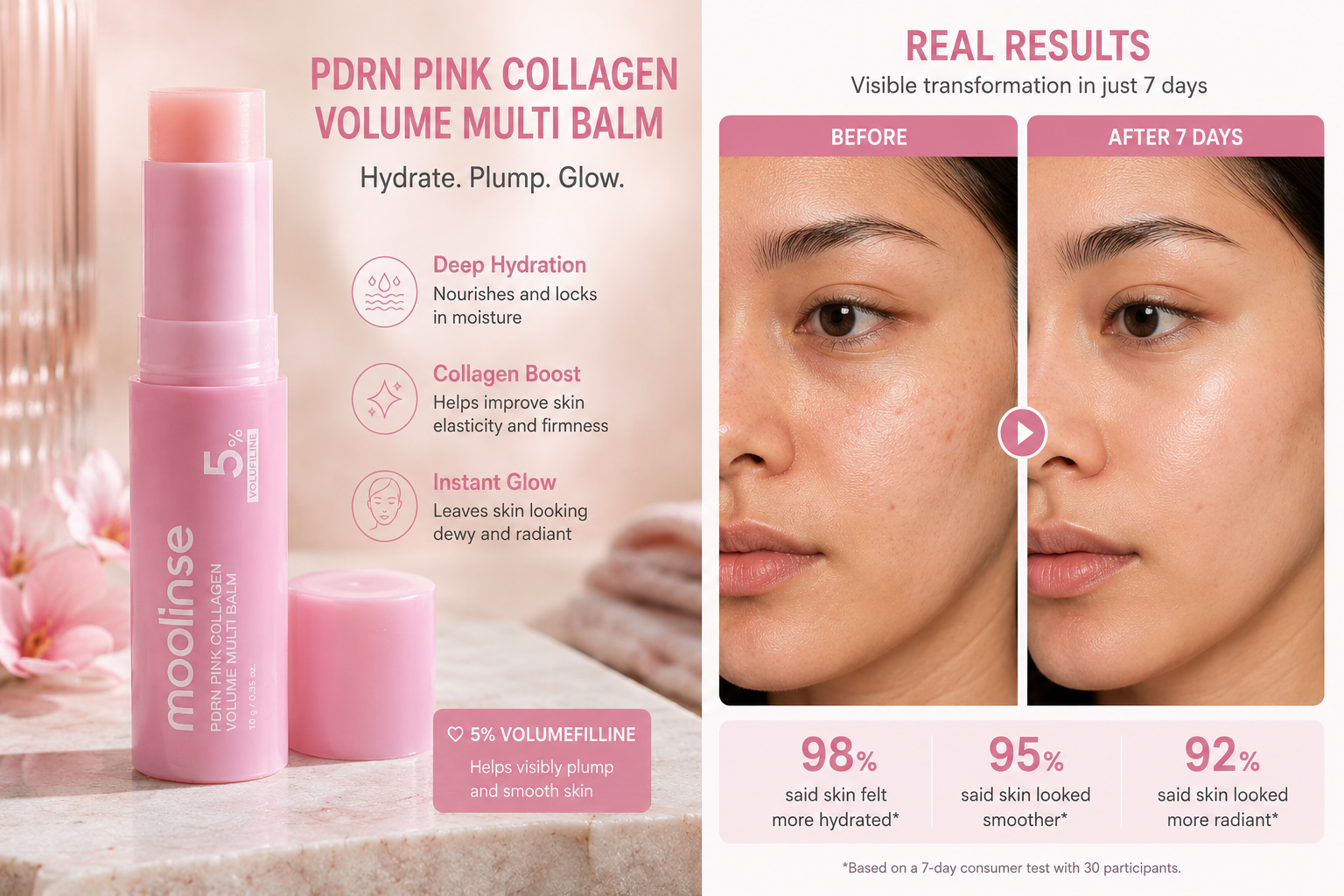 Moolinse PDRN collagen multi balm