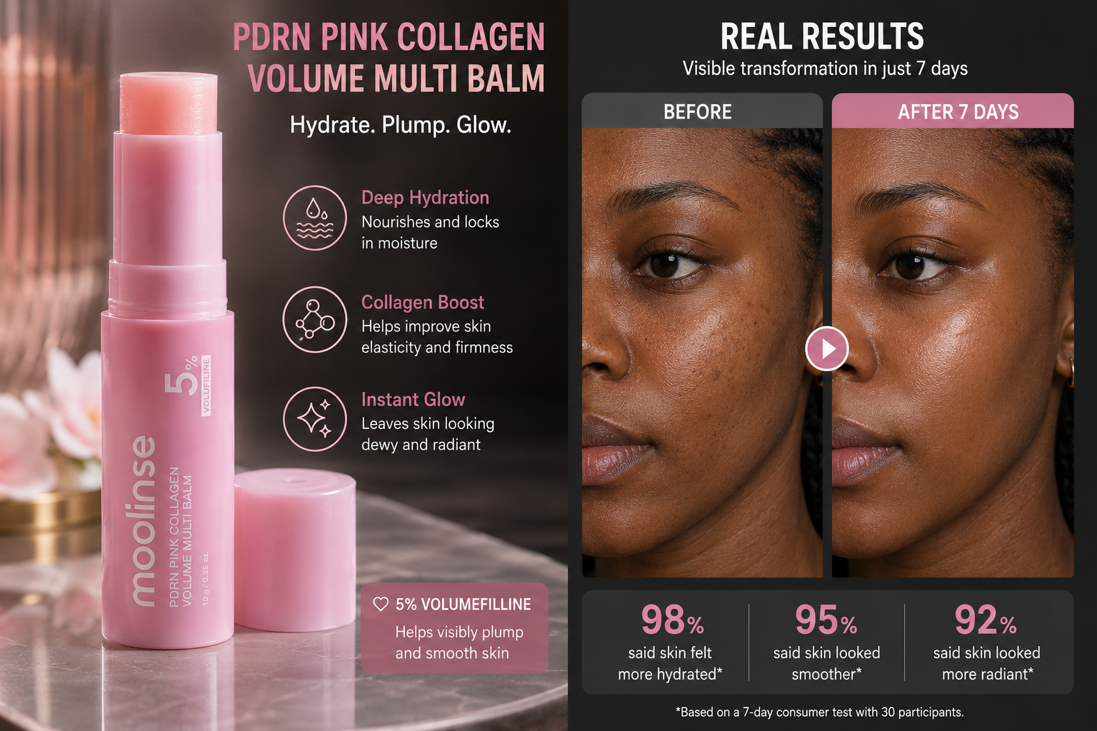 Moolinse PDRN collagen multi balm